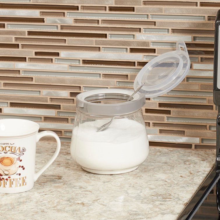 Wrought Studio™ 37 Oz Plastic Flip Top Container, Clear Wayfair